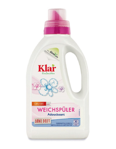 PŁYN DO ZMIĘKCZANIA TKANIN SENSITIVE ECO 750 ml (30 PRAŃ) - KLAR
