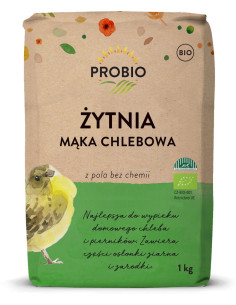 MĄKA ŻYTNIA CHLEBOWA TYP 720 BIO 1 kg - PROBIO