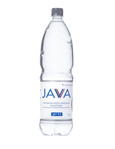 NATURALNA WODA MINERALNA ALKALICZNA NIEGAZOWANA 1,5 L - JAVA