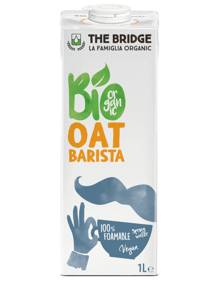 NAPÓJ OWSIANY BARISTA BEZ DODATKU CUKRÓW BIO 1 L - THE BRIDGE
