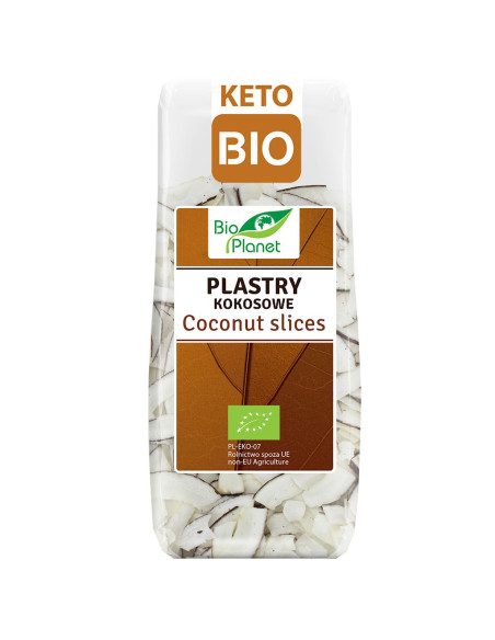 PLASTRY KOKOSOWE BIO 100 g - BIO PLANET