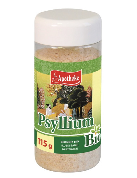 BŁONNIK (ŁUSKI BABKI JAJOWATEJ) BIO 115 g - APOTHEKE