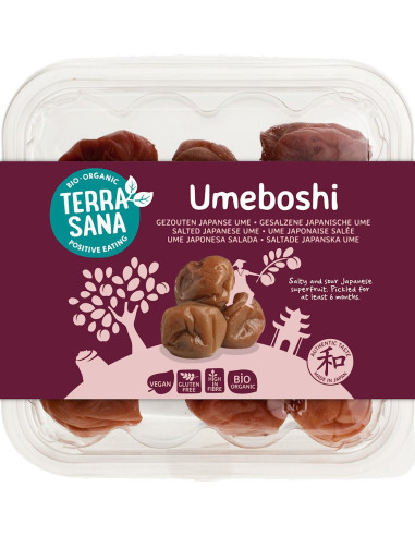 UMEBOSHI (MORELE JAPOŃSKIE KISZONE) BEZGUTENOWE BIO 150 g - TERRASANA
