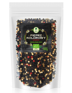 PIEPRZ KOLOROWY ZIARNISTY (UZUPEŁNIENIE) BIO 160 g - DARY NATURY