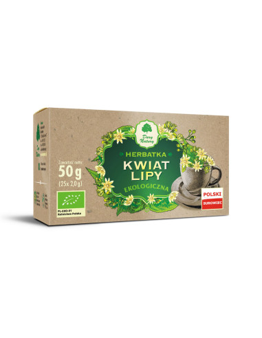 HERBATKA KWIAT LIPY BIO (25 x 2 g) 50 g - DARY NATURY
