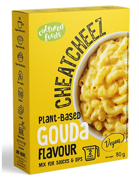MIESZANKA NA WEGAŃSKI SOS LUB DIP O SMAKU SERA GOUDA BEZGLUTENOWY 80 g - CULTURED FOODS