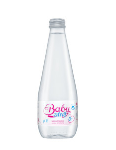 WODA ŹRÓDLANA NIEGAZOWANA 330 ml (SZKŁO) - AQUA EAST (BABY ZDRÓJ)