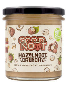 KREM Z ORZECHÓW LASKOWYCH CRUNCHY 300 g - GOOD NOOT
