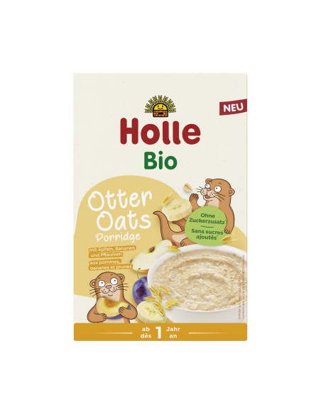 OWSIANKOWA WYDRA BANAN - ŚLIWKA - JABŁKO BEZ DODATKU CUKRÓW OD 1 ROKU BIO 200 g - HOLLE
