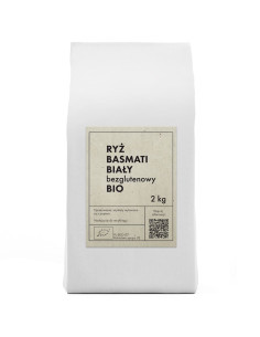 RYŻ BASMATI BIAŁY BEZGLUTENOWY BIO 2 kg - THE PLANET