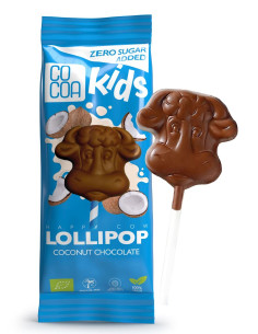 LIZAK Z CZEKOLADY KOKOSOWEJ BEZ DODATKU CUKRÓW BIO 15 g - COCOA