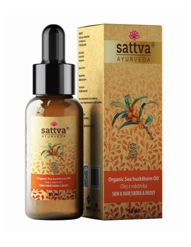 OLEJ DO CIAŁA I WŁOSÓW Z ROKITNIKA ECO 50 ml - SATTVA (AYURVEDA)