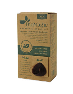 FARBA DO WŁOSÓW GŁĘBOKI ZŁOTO - MAHONIOWY BRĄZ (44.43) 250 g - BIOMAGIC