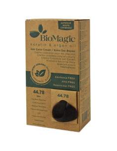 FARBA DO WŁOSÓW GŁĘBOKI PERŁOWY BRĄZ (44.78) 250 g - BIOMAGIC
