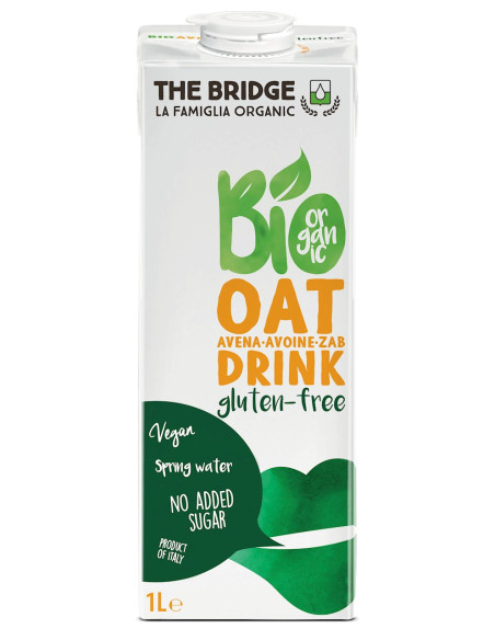 NAPÓJ OWSIANY BEZ DODATKU CUKRÓW BEZGLUTENOWY BIO 1 L - THE BRIDGE