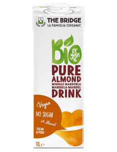NAPÓJ MIGDAŁOWY 6 % BEZ CUKRU BEZGLUTENOWY BIO 1 L - THE BRIDGE