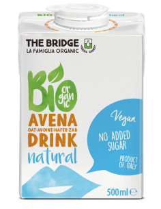 NAPÓJ OWSIANY BEZ DODATKU CUKRÓW BIO 500 ml - THE BRIDGE