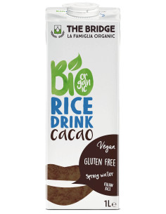 NAPÓJ RYŻOWY O SMAKU CZEKOLADOWYM BEZGLUTENOWY BIO 1 L - THE BRIDGE