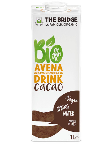 NAPÓJ OWSIANY O SMAKU CZEKOLADOWYM BIO 1 L - THE BRIDGE