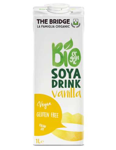 NAPÓJ SOJOWY O SMAKU WANILIOWYM BEZGLUTENOWY BIO 1 L - THE BRIDGE
