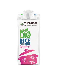 KREM RYŻOWY DO GOTOWANIA BEZ DODATKU CUKRÓW BEZGLUTENOWY BIO 200 ml - THE BRIDGE