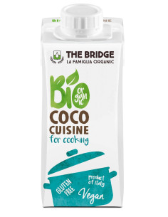 KREM KOKOSOWY DO GOTOWANIA BEZ DODATKU CUKRÓW BEZGLUTENOWY BIO 200 ml - THE BRIDGE