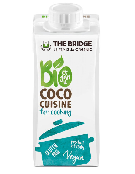 KREM KOKOSOWY DO GOTOWANIA BEZ DODATKU CUKRÓW BEZGLUTENOWY BIO 200 ml - THE BRIDGE