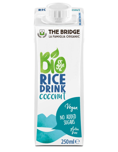 NAPÓJ RYŻOWO - KOKOSOWY BEZ DODATKU CUKRÓW BEZGLUTENOWY BIO 250 ml - THE BRIDGE