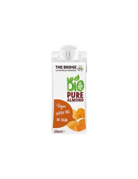 NAPÓJ MIGDAŁOWY 6 % BEZ CUKRU BEZGLUTENOWY BIO 200 ml - THE BRIDGE