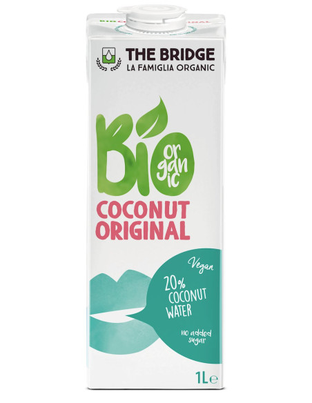 NAPÓJ KOKOSOWY ORIGINAL BEZ DODATKU CUKRÓW BEZGLUTENOWY BIO 1 L - THE BRIDGE