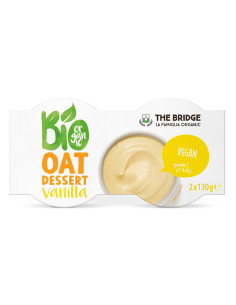 DESER OWSIANY O SMAKU WANILIOWYM BIO (2 x 130 g) 260 g - THE BRIDGE