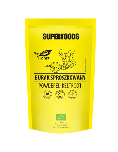 BURAK SPROSZKOWANY BIO 200 g - BIO PLANET SUPERFOODS