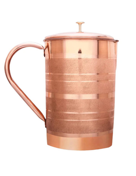DZBANEK MIEDZIANY STRIPE 1,25 L - SATTVA (AYURVEDA)