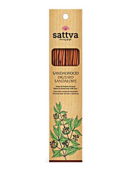 KADZIDEŁKA INDYJSKIE DRZEWO SANDAŁOWE (15 szt.) 30 g - SATTVA (WELLNESS)