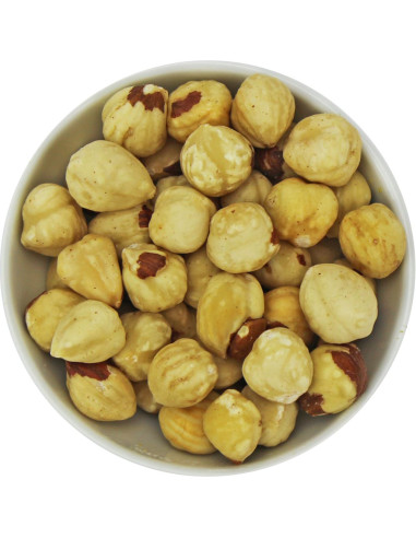 ORZECHY LASKOWE BLANSZOWANE PRAŻONE BIO (SUROWIEC) (25 kg)