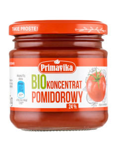KONCENTRAT POMIDOROWY 22 % - 24 % BIO 185 g - PRIMAVIKA
