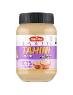 TAHINI JASNE ACTIVE (PASTA SEZAMOWA) BEZGLUTENOWE 460 g - PRIMAVIKA