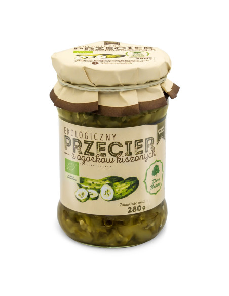 PRZECIER Z OGÓRKÓW KISZONYCH BIO 280 g - DARY NATURY