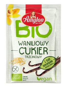 CUKIER Z WANILIĄ BOURBON BEZGLUTENOWY BIO 8 g - AMYLON