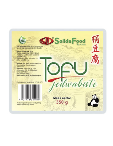 TOFU JEDWABISTE 350 g - SOLIDA FOOD