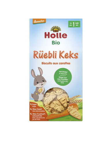 CIASTECZKA ORKISZOWO - MARCHEWKOWE OD 1 ROKU DEMETER BIO 125 g - HOLLE