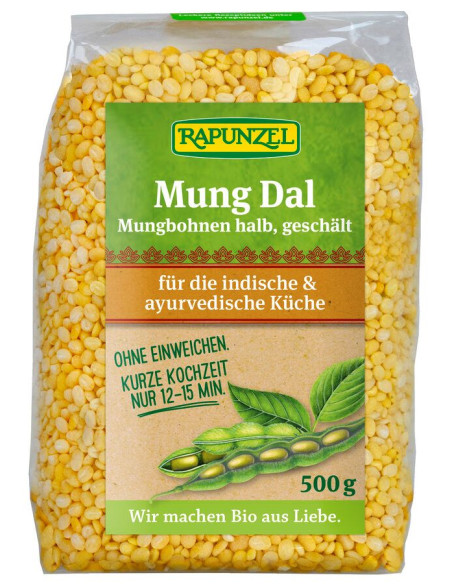 FASOLA MUNG OBRANA POŁÓWKI NA DAL BIO 500 g - RAPUNZEL