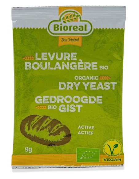 DROŻDŻE AKTYWNE SUSZONE BIO 9 g - BIOREAL