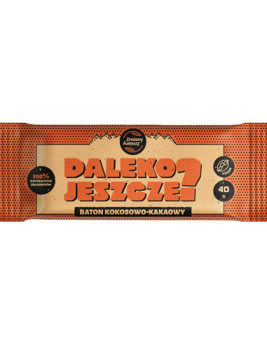 BATON DAKTYLOWY KOKOS - KAKAO DALEKO JESZCZE BEZGLUTENOWY 40 g - ZMIANY ZMIANY