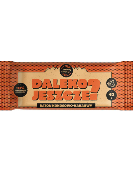 BATON DAKTYLOWY KOKOS - KAKAO DALEKO JESZCZE BEZGLUTENOWY 40 g - ZMIANY ZMIANY