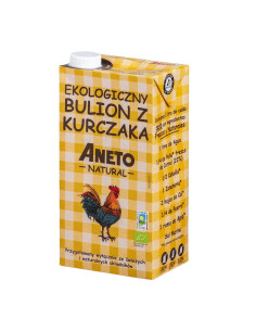 BULION DROBIOWY W PŁYNIE BEZGLUTENOWY BIO 1 L - ANETO NATURAL