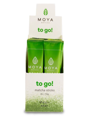 HERBATA ZIELONA MATCHA JAPOŃSKA W SASZETKACH BIO (24 x 1,5 g) 36 g - MOYA MATCHA