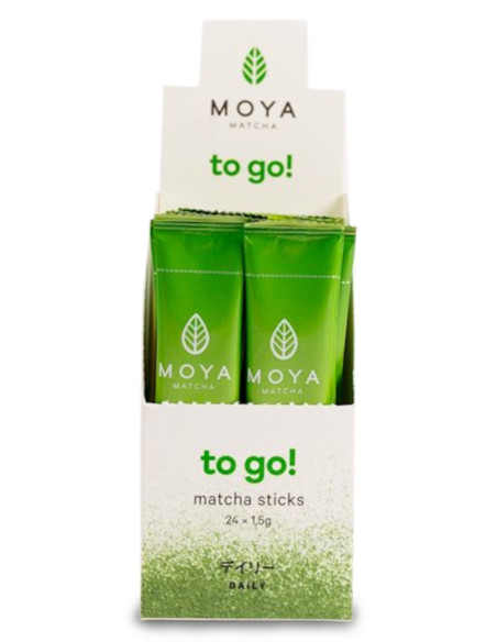 HERBATA ZIELONA MATCHA JAPOŃSKA W SASZETKACH BIO (24 x 1,5 g) 36 g - MOYA MATCHA