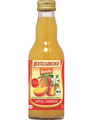 SOK JABŁKO - MANGO NFC DEMETER BIO 200 ml - BEUTELSBACHER