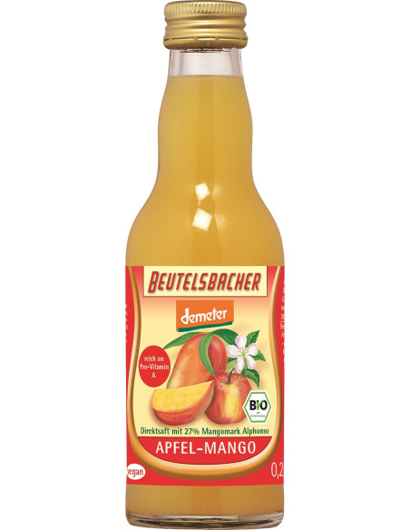 SOK JABŁKO - MANGO NFC DEMETER BIO 200 ml - BEUTELSBACHER